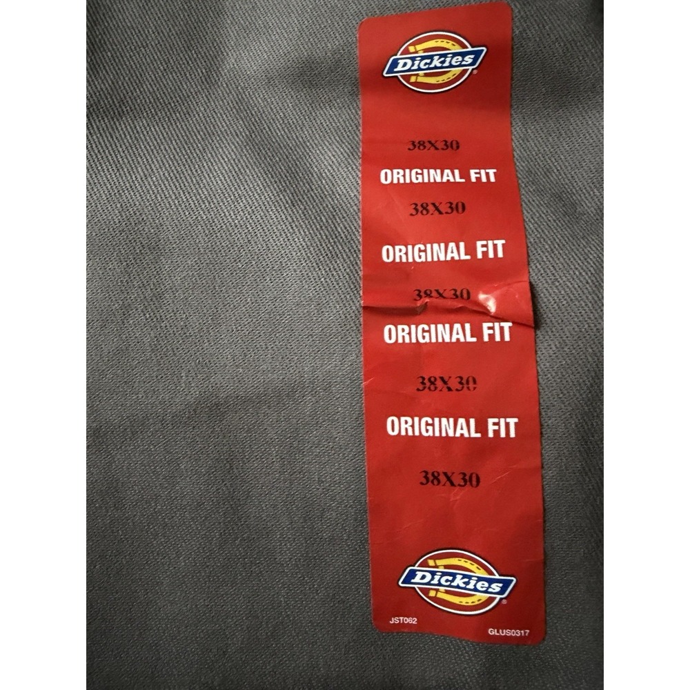 New Dickies 874 Work Pants Trousers Wrinkle Resistant Gray Men's 38x30 NWT JBHS - Picture 12 of 12